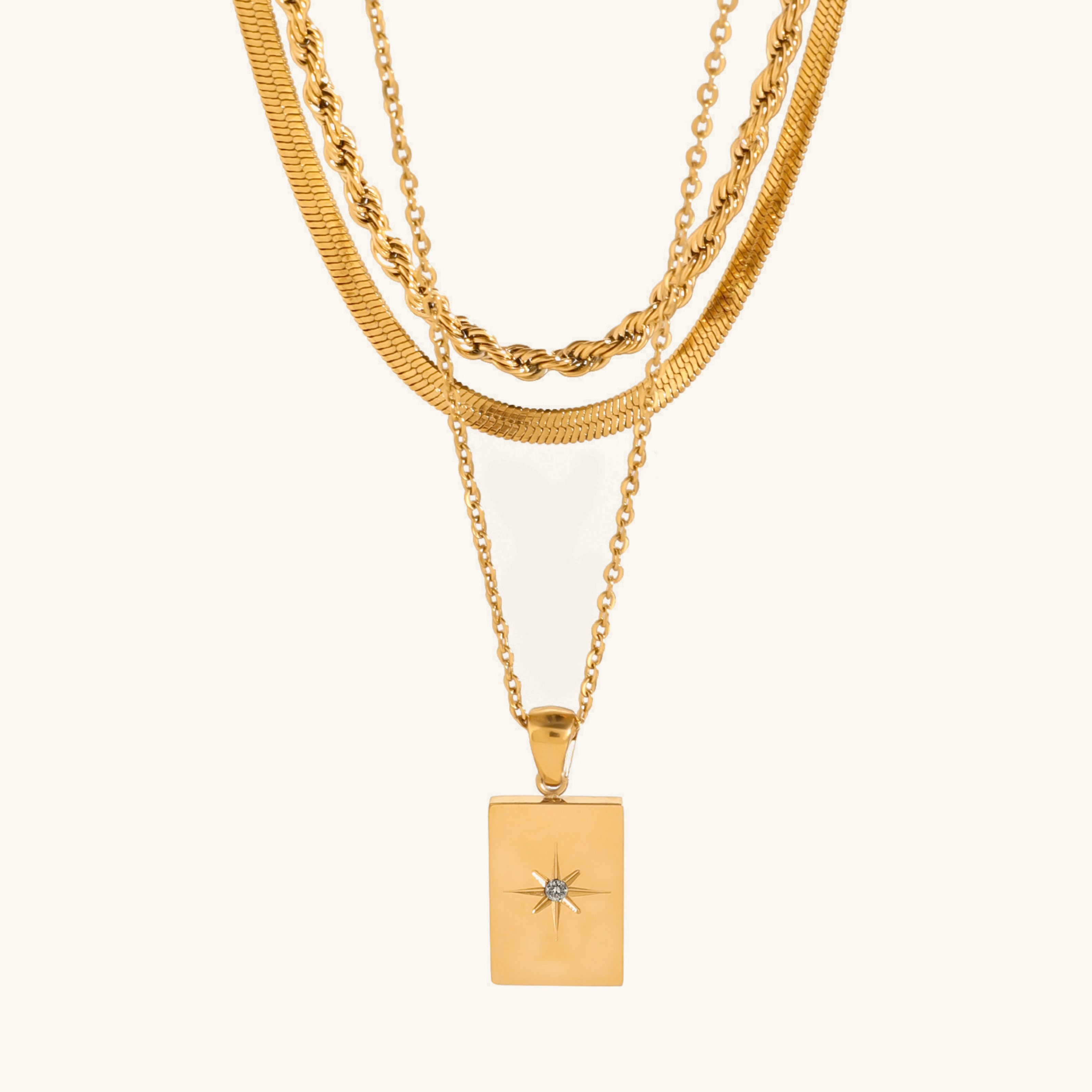 Ethereal Gold Layered Necklace