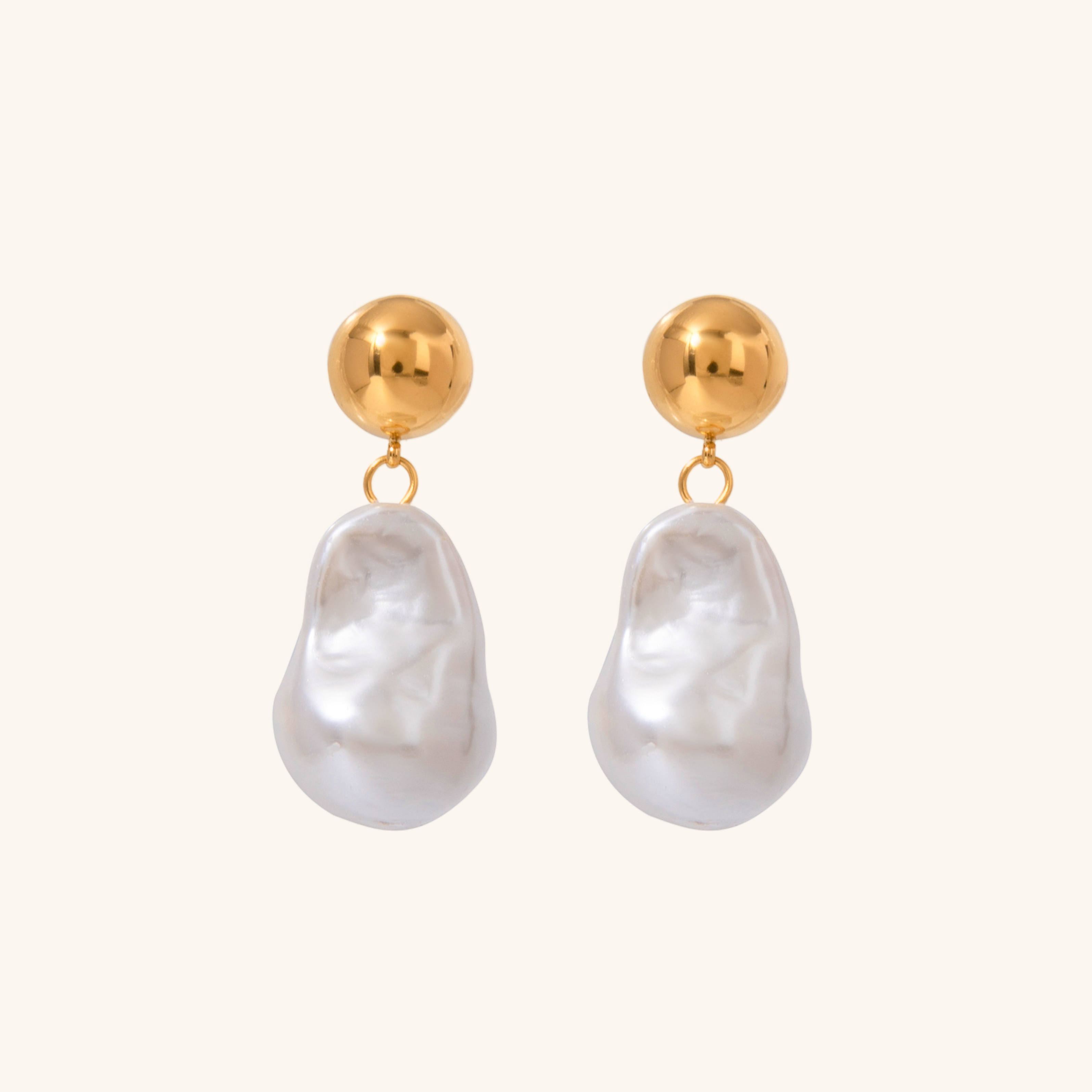 Elegant Pearl Drop Earrings