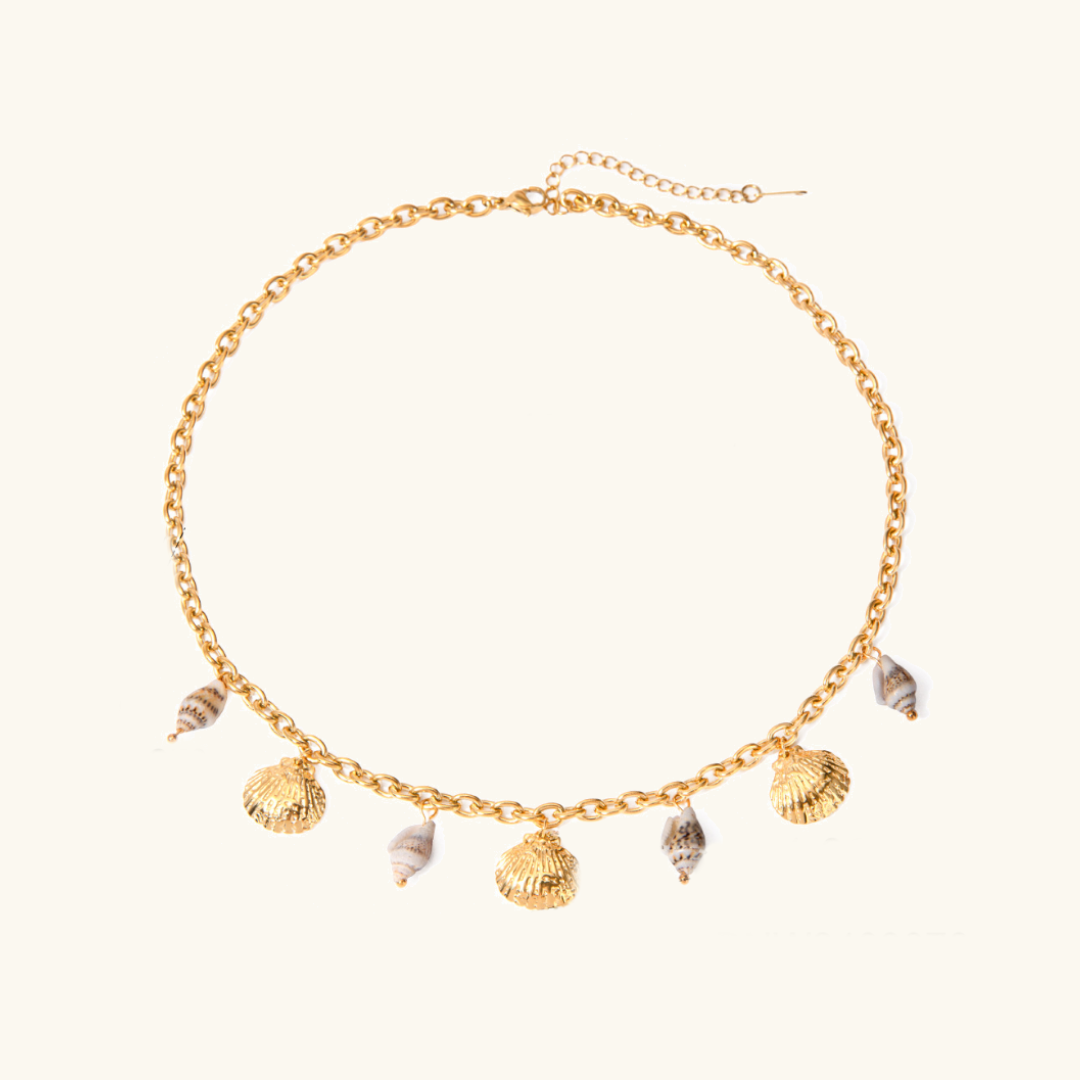 Oceanic Embrace Seashell Necklace