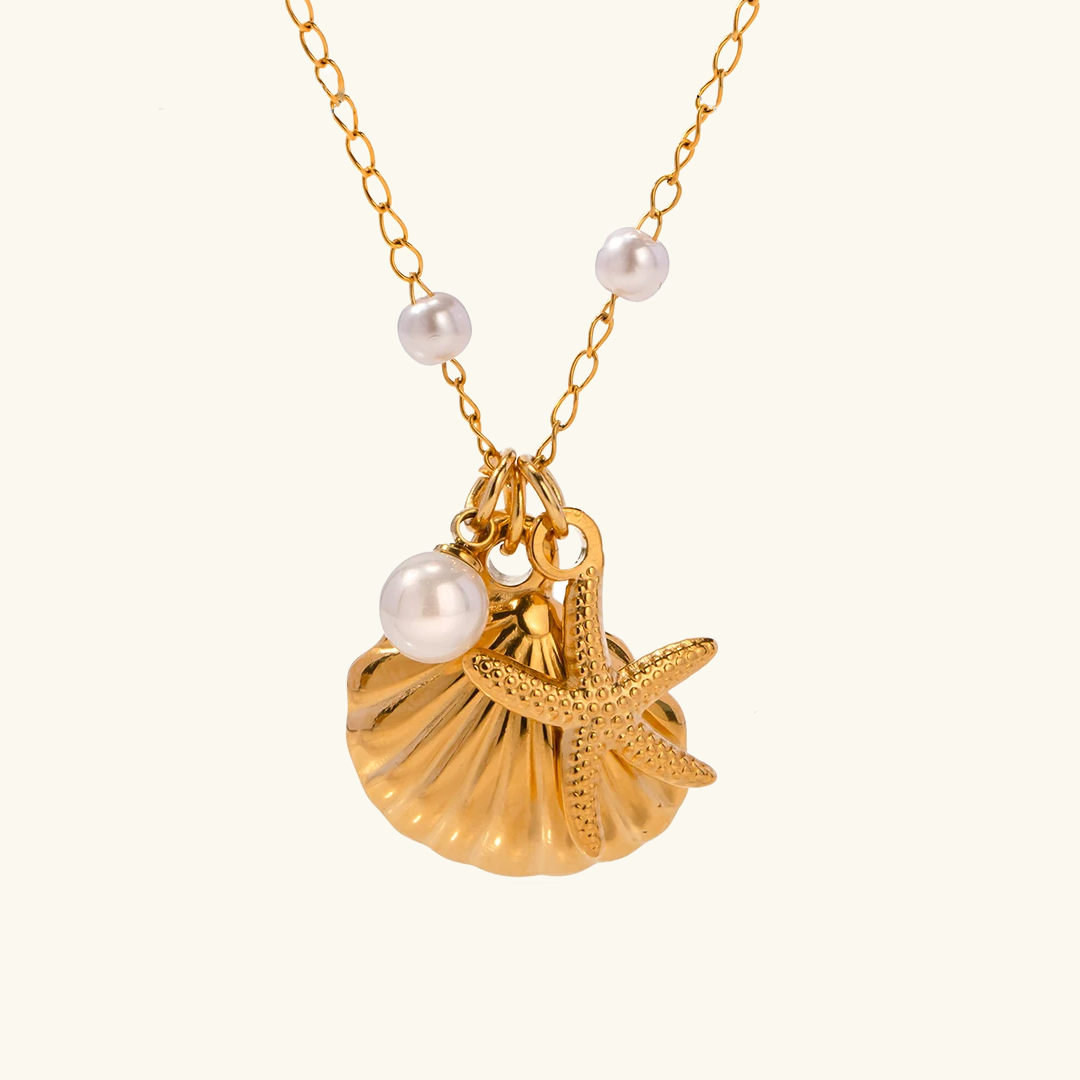 Ocean's Embrace Pearl Necklace