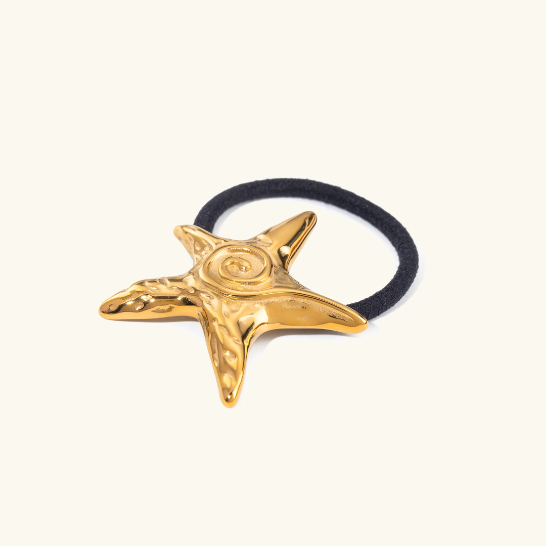 Golden Starfish Cuff Bracelet