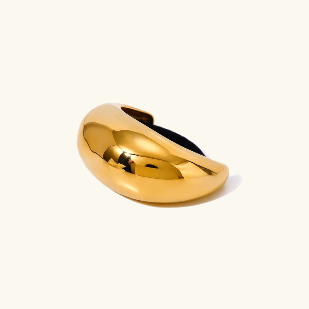 Gold Dome Hair Cuff