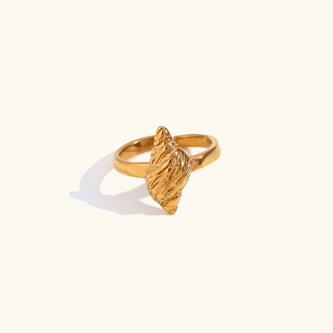 Ocean Whisper Gold Ring