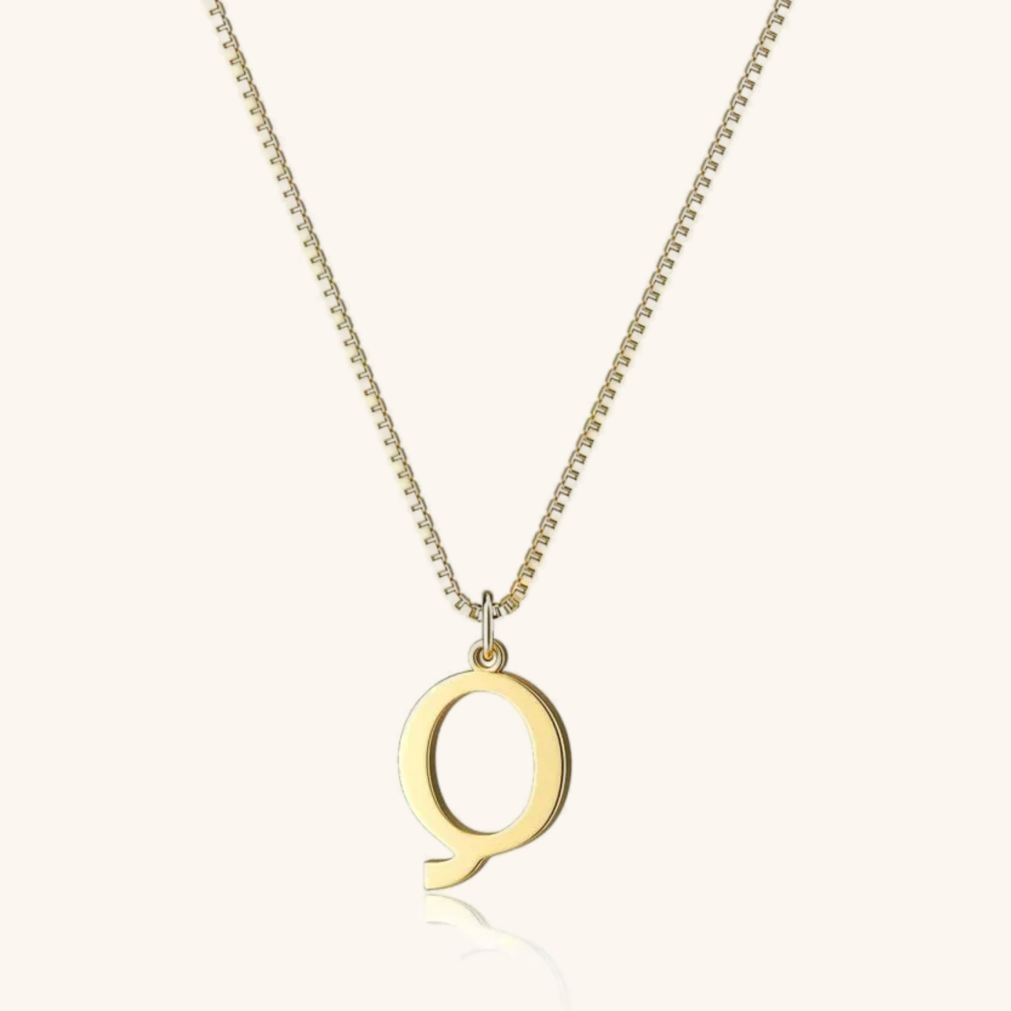 Personalized Initial Gold Necklace
