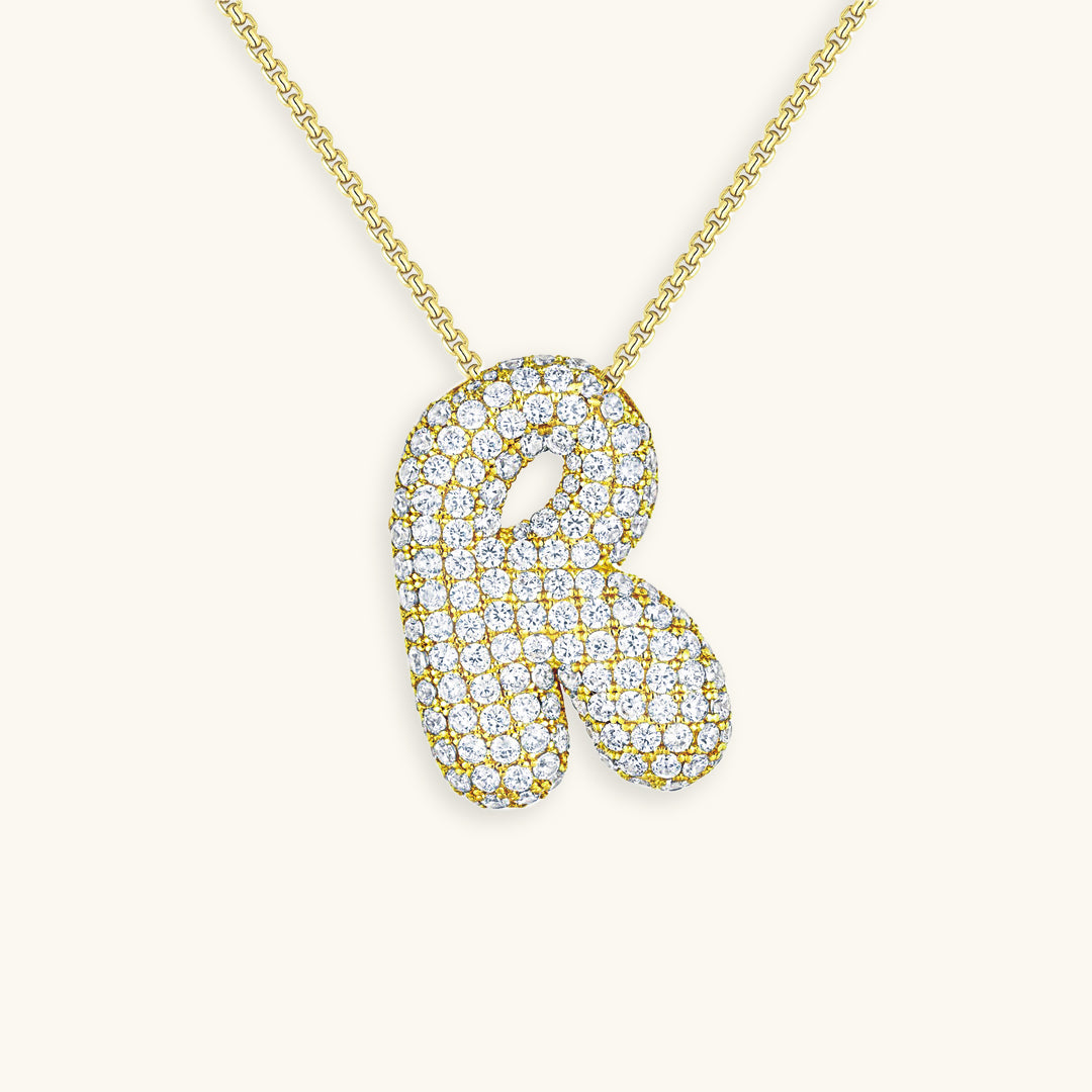 Bespoke Diamond Initial Pendant Necklace