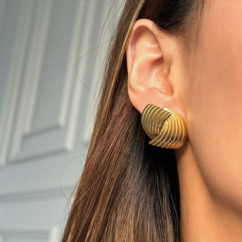 Sonia Wings Gold Earrings