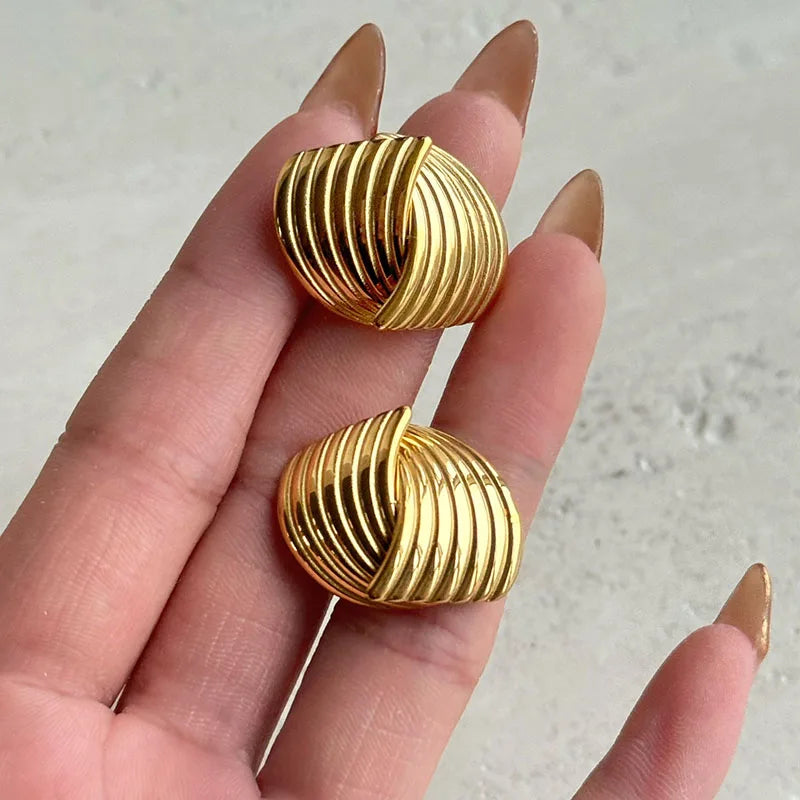 Sonia Wings Gold Earrings