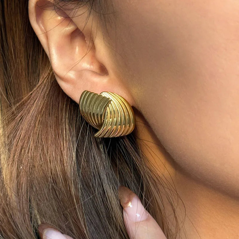 Sonia Wings Gold Earrings