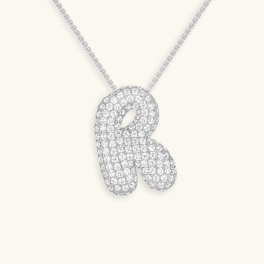 Bespoke Diamond Initial Pendant Necklace