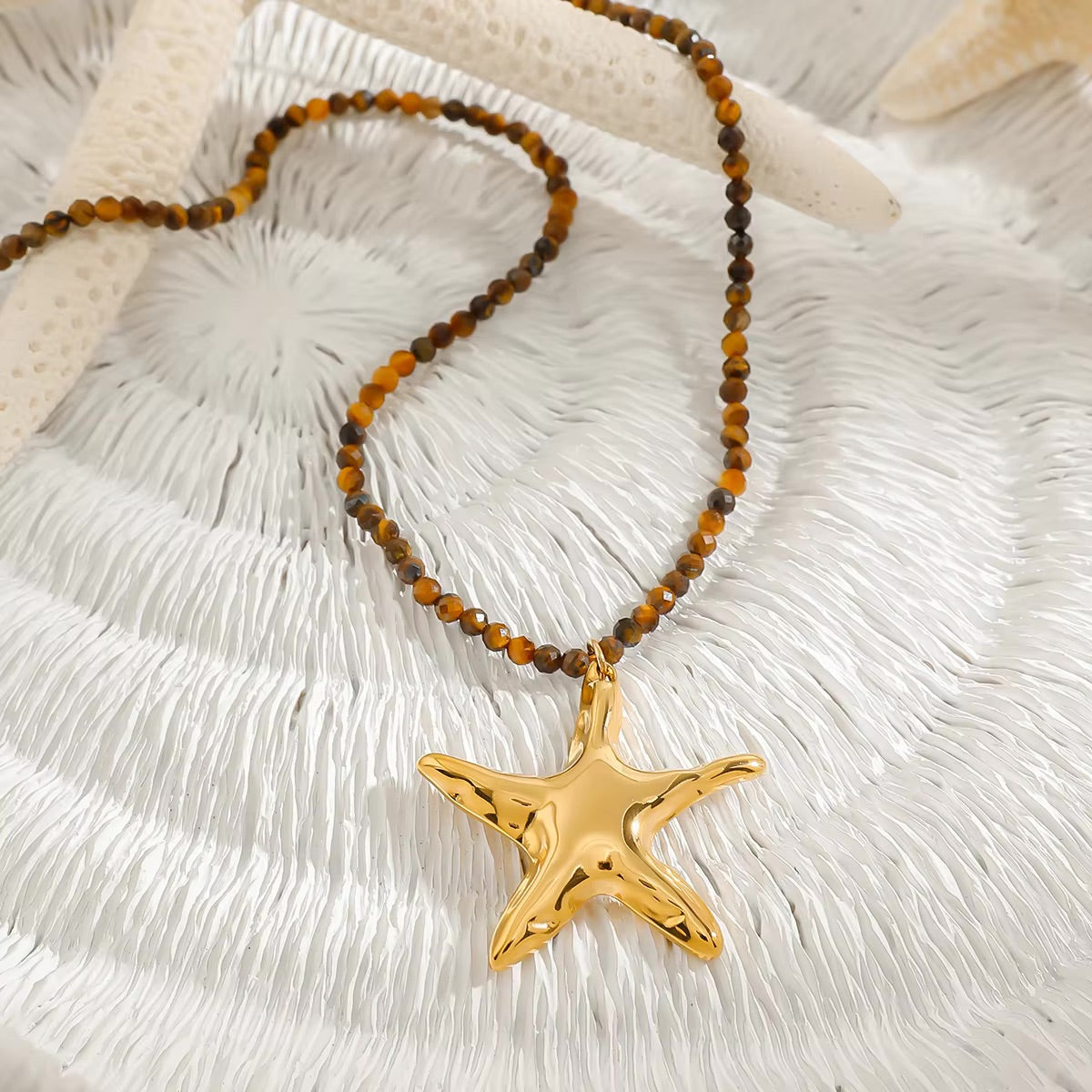 Ocean Sparkle Starfish Necklace