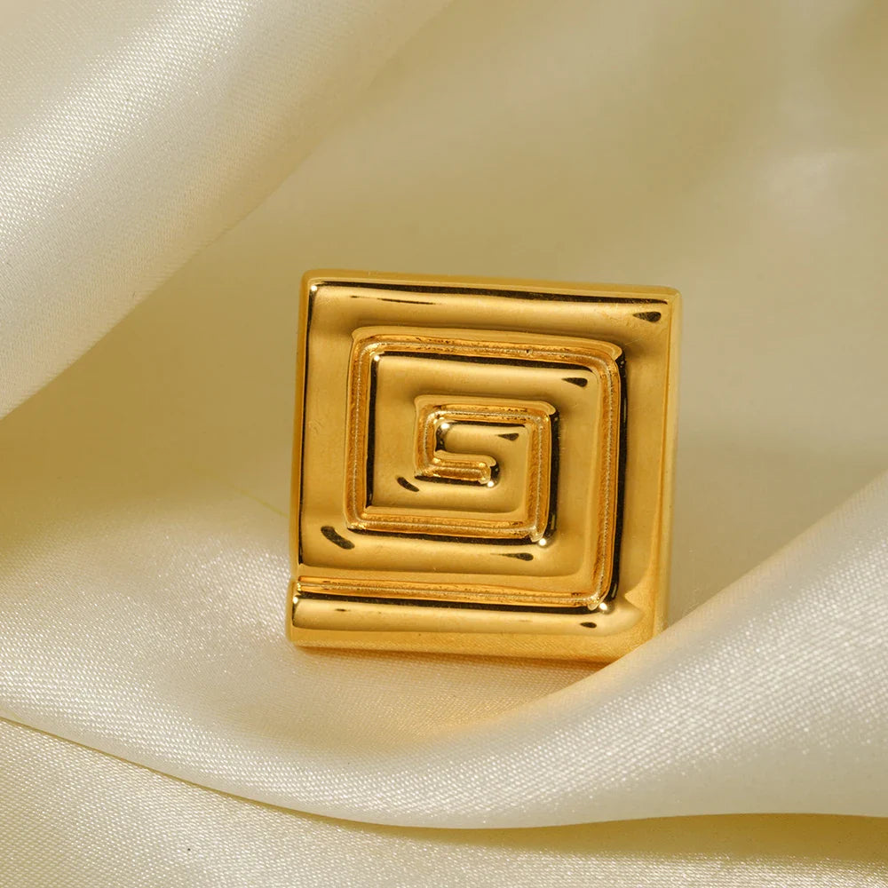 Whispering Gold Spirals