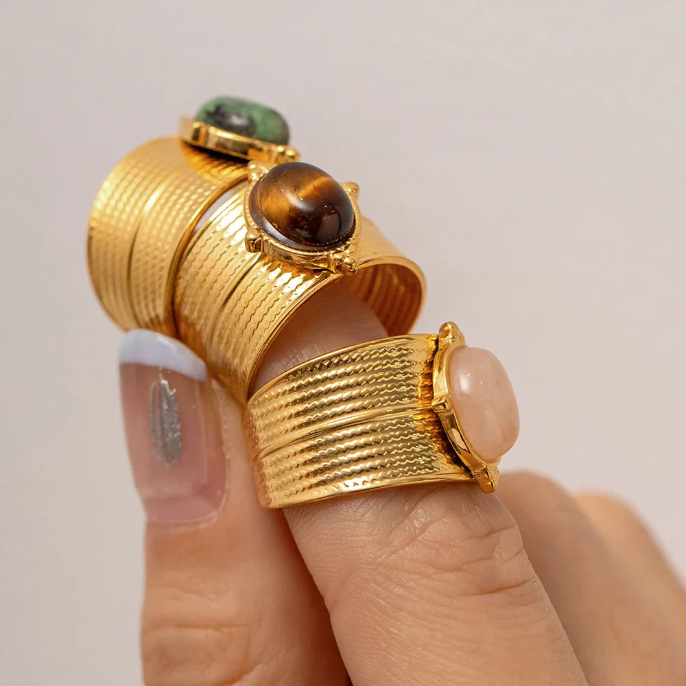 Elegant Pearl Gold Ring