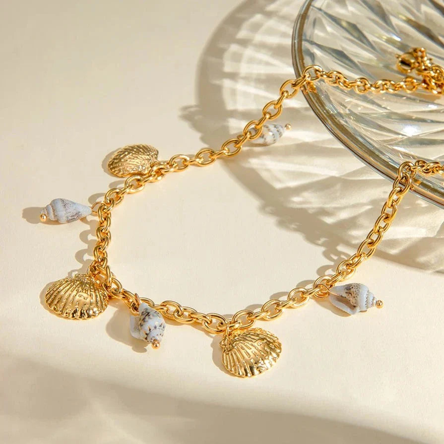 Oceanic Embrace Seashell Necklace