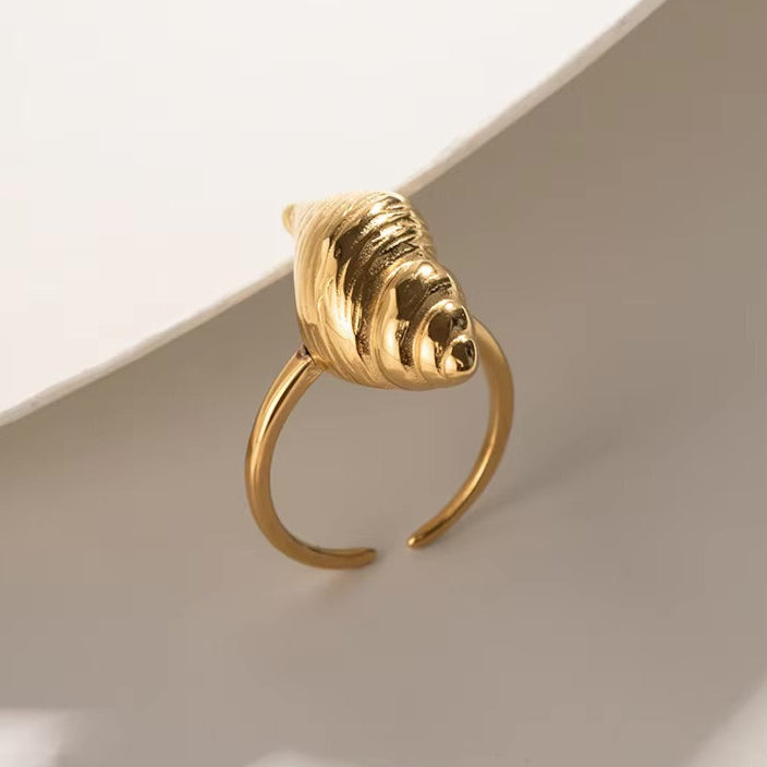 Ocean Whisper Conch Ring