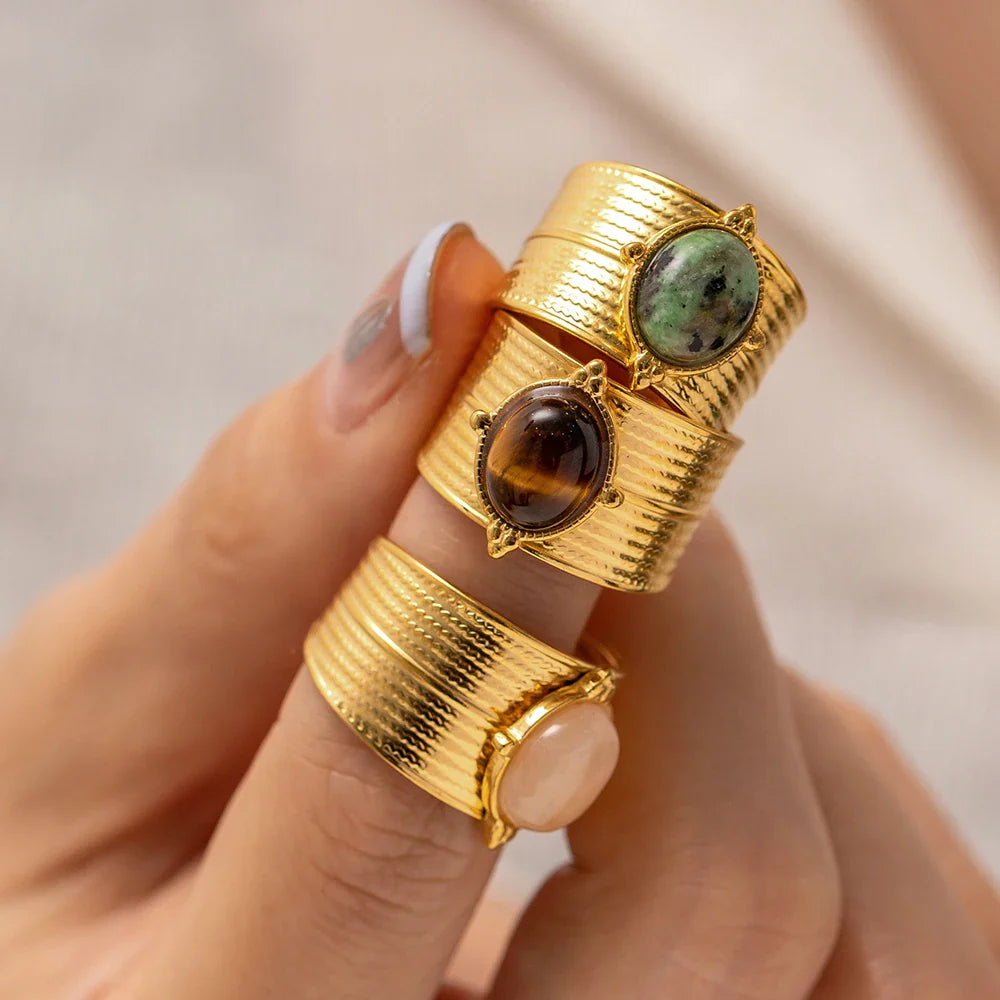 Elegant Pearl Gold Ring
