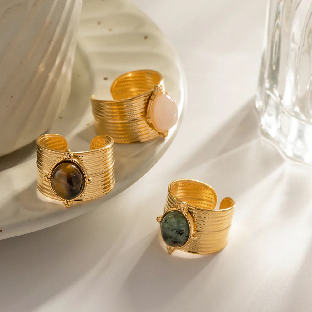 Elegant Pearl Gold Ring