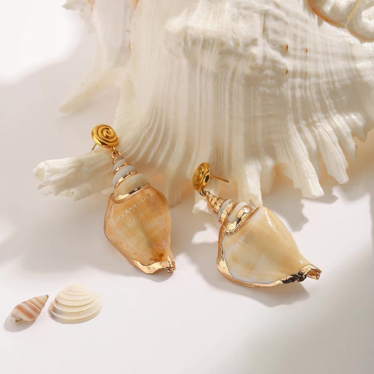 Oceanic Dream Shell Earrings