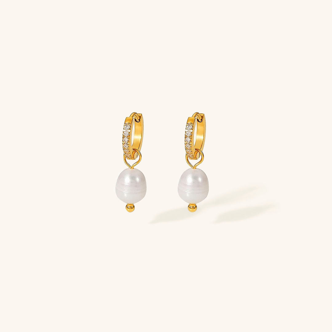 Elegant Pearl Drop Earrings