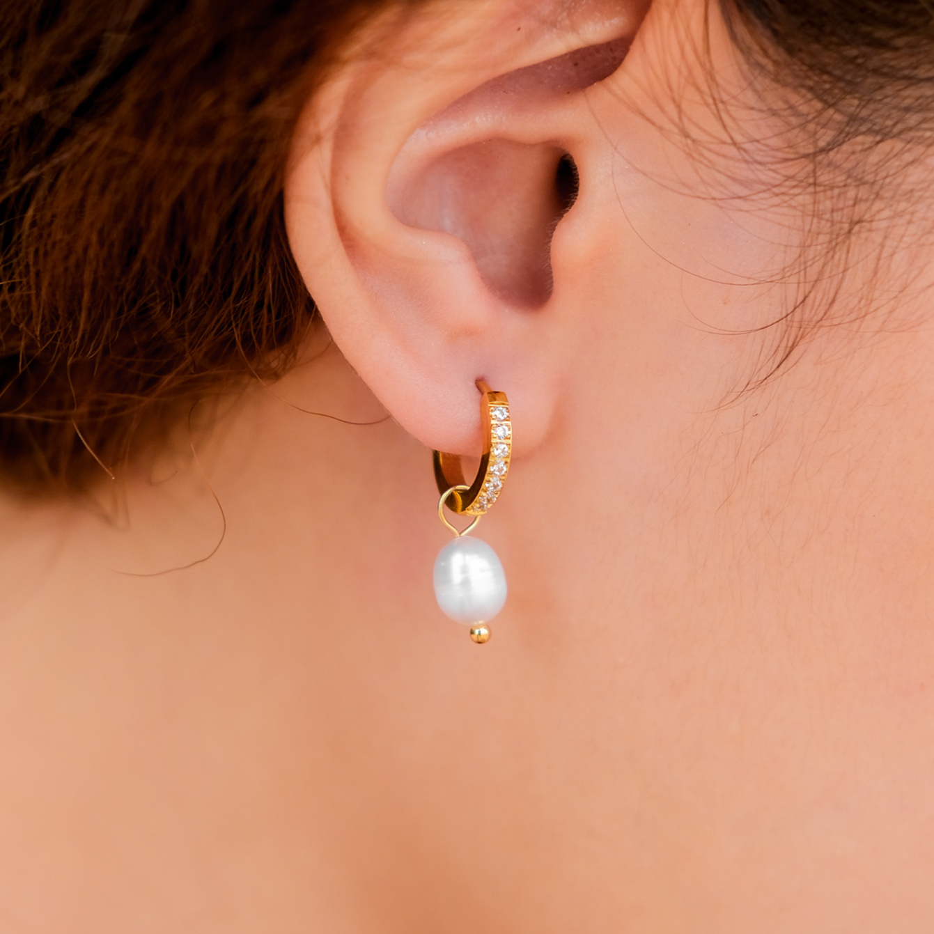 Elegant Pearl Drop Earrings