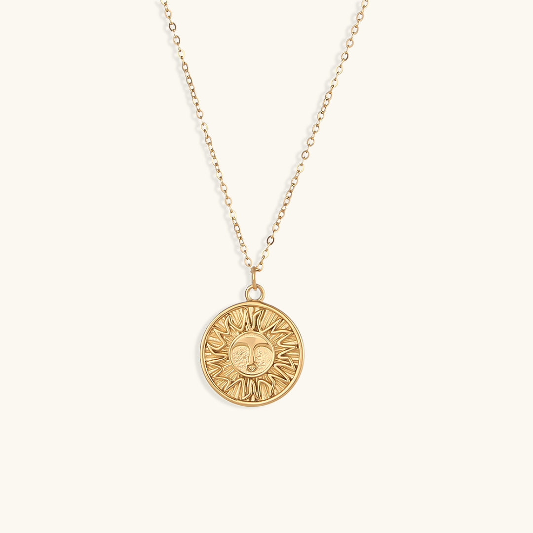 Radiant Sunbeam Gold Necklace