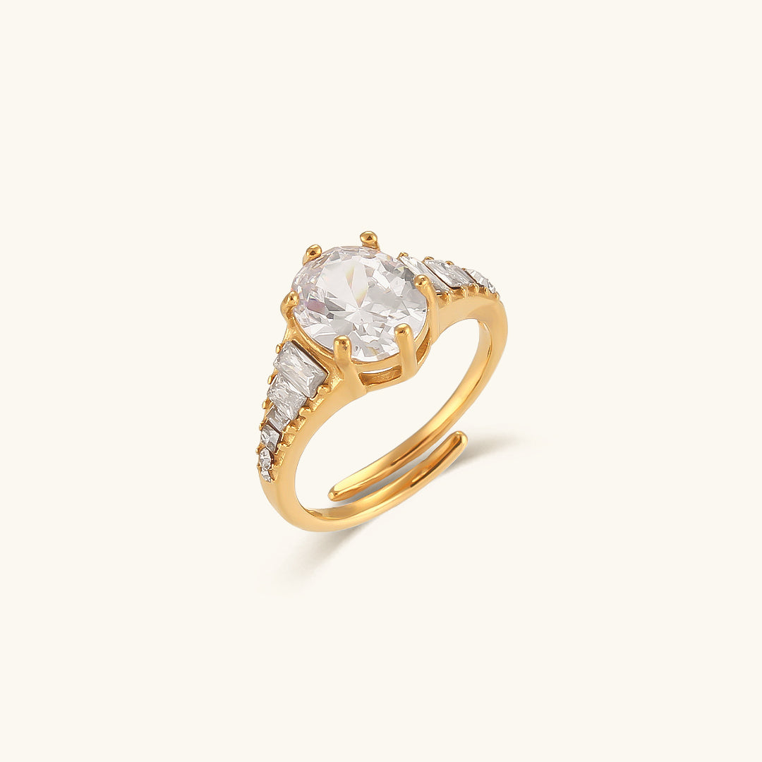 Syllia Sparkling Gold Ring