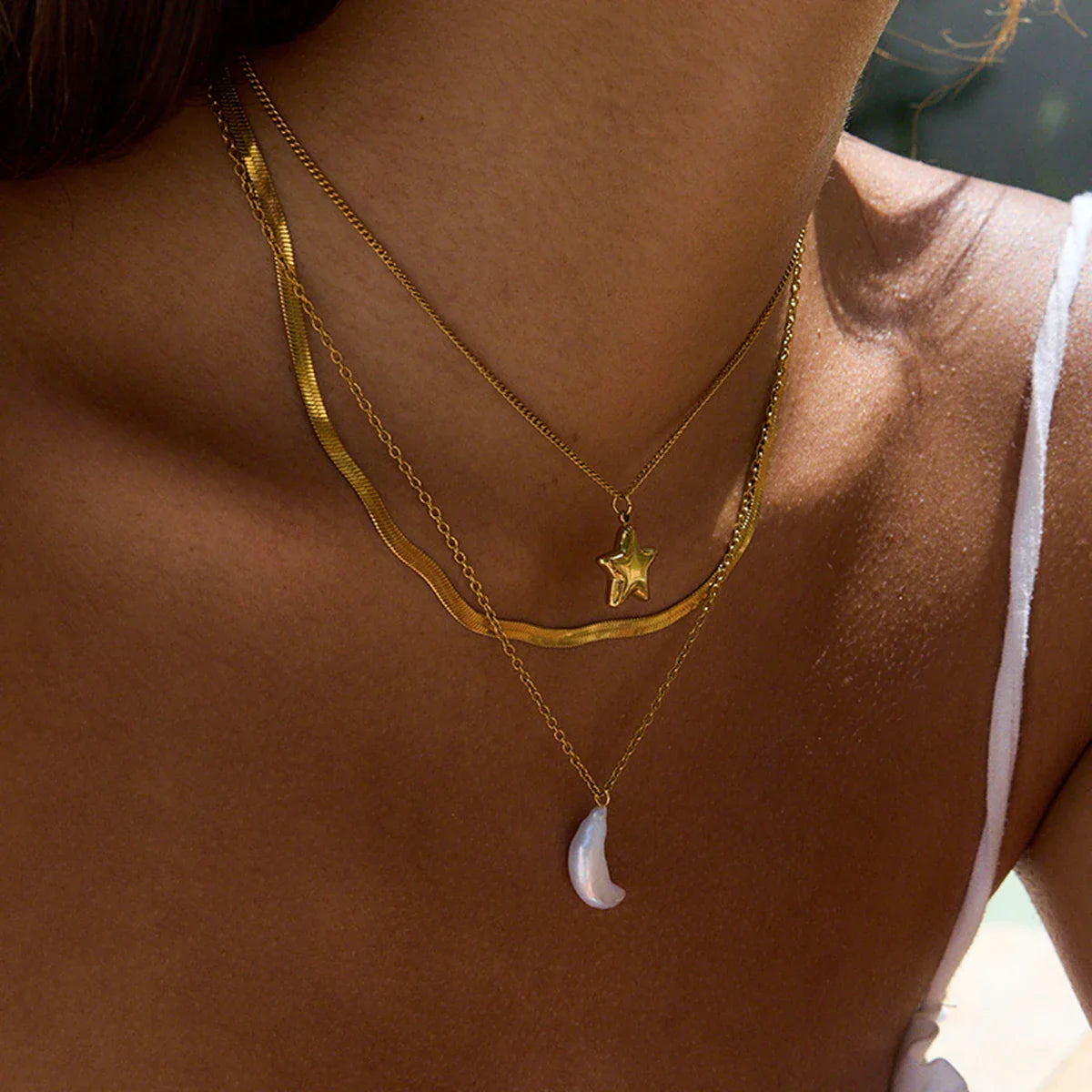 Celestial Glow Layered Necklace