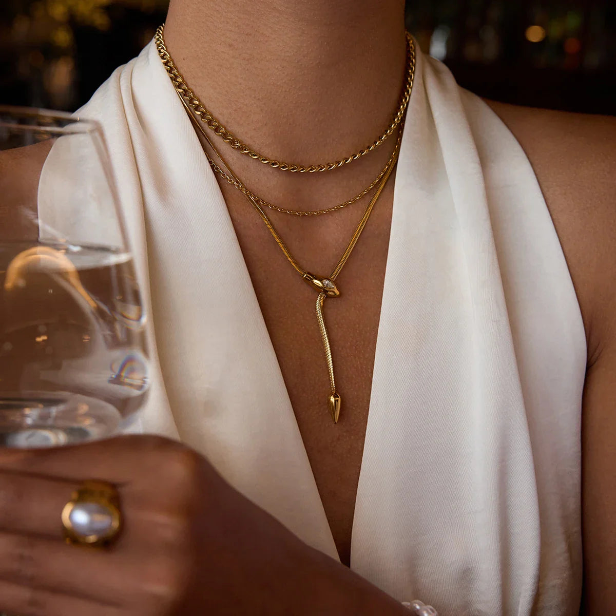 Ysolde Cuban Link Chain Necklace