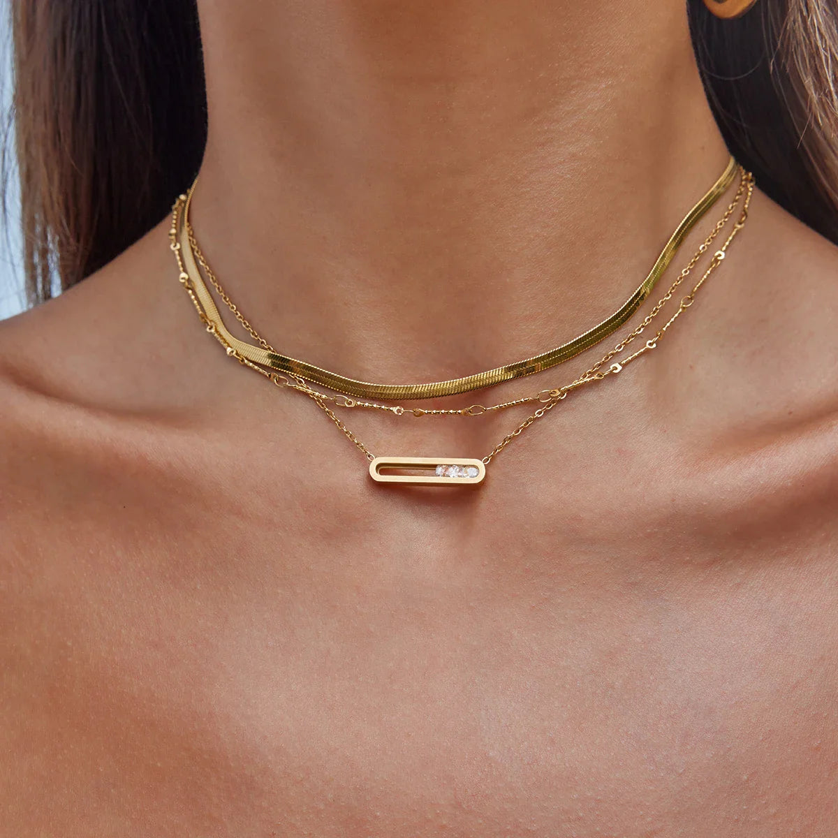 Ethereal Gold Chain Necklace
