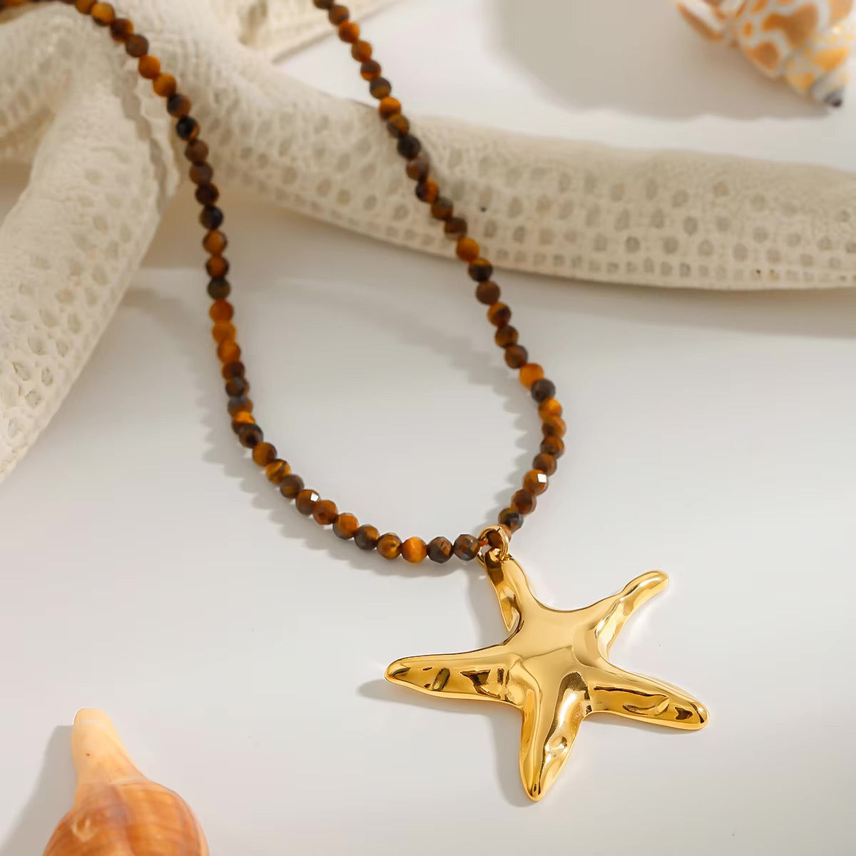 Ocean Sparkle Starfish Necklace