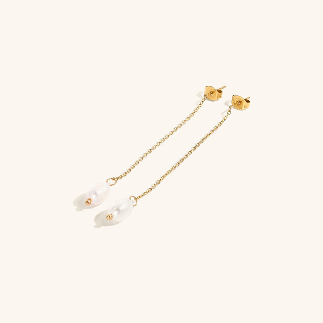 Pearl Drop Elegance Earrings