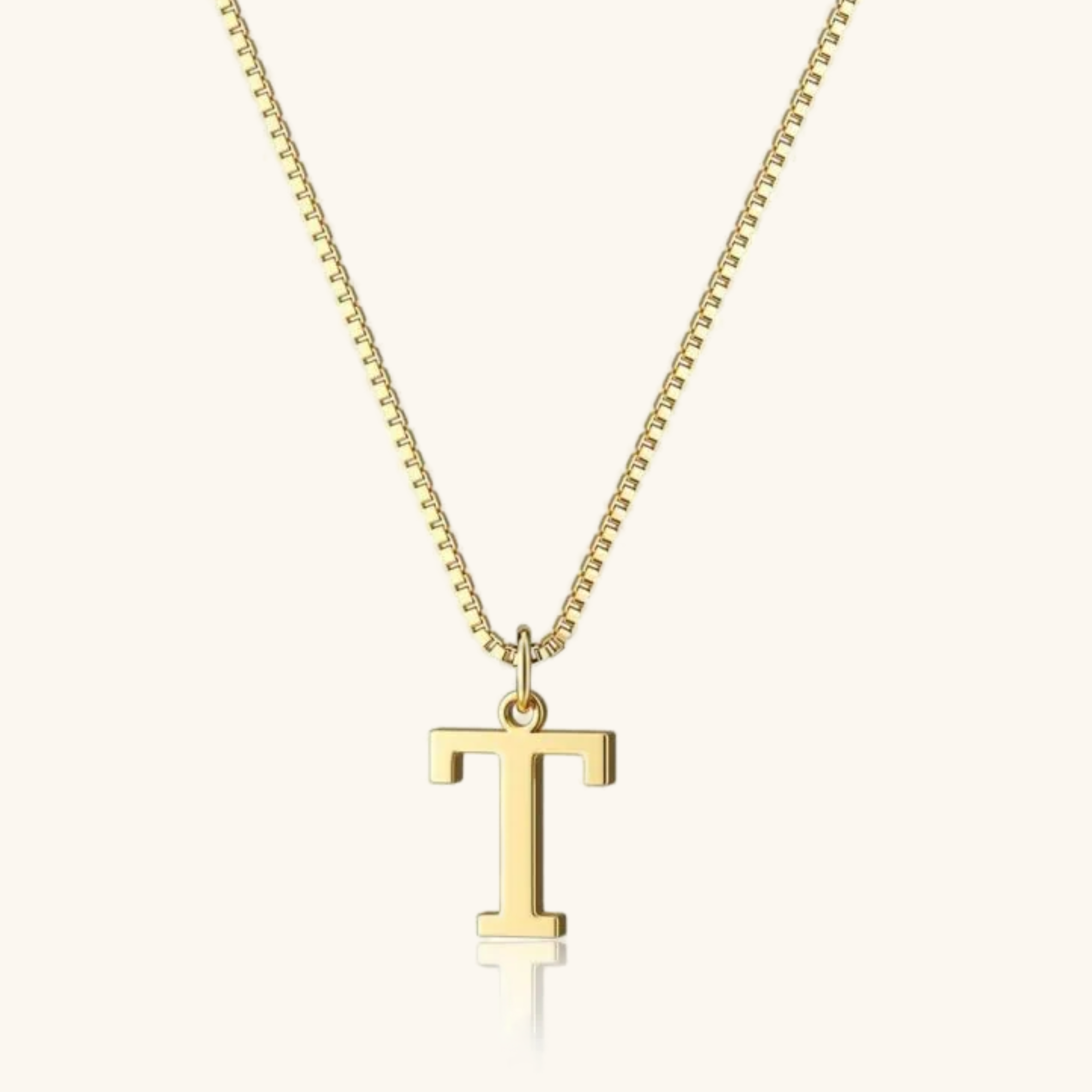 Personalized Initial Gold Necklace