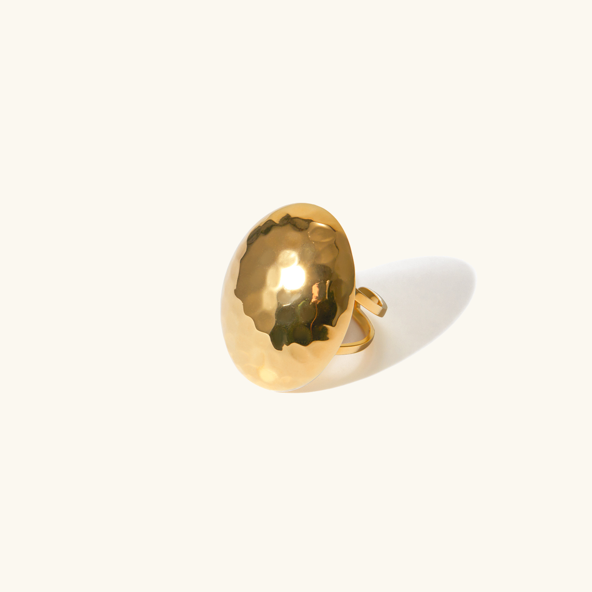 Aura Dome Gold Ring