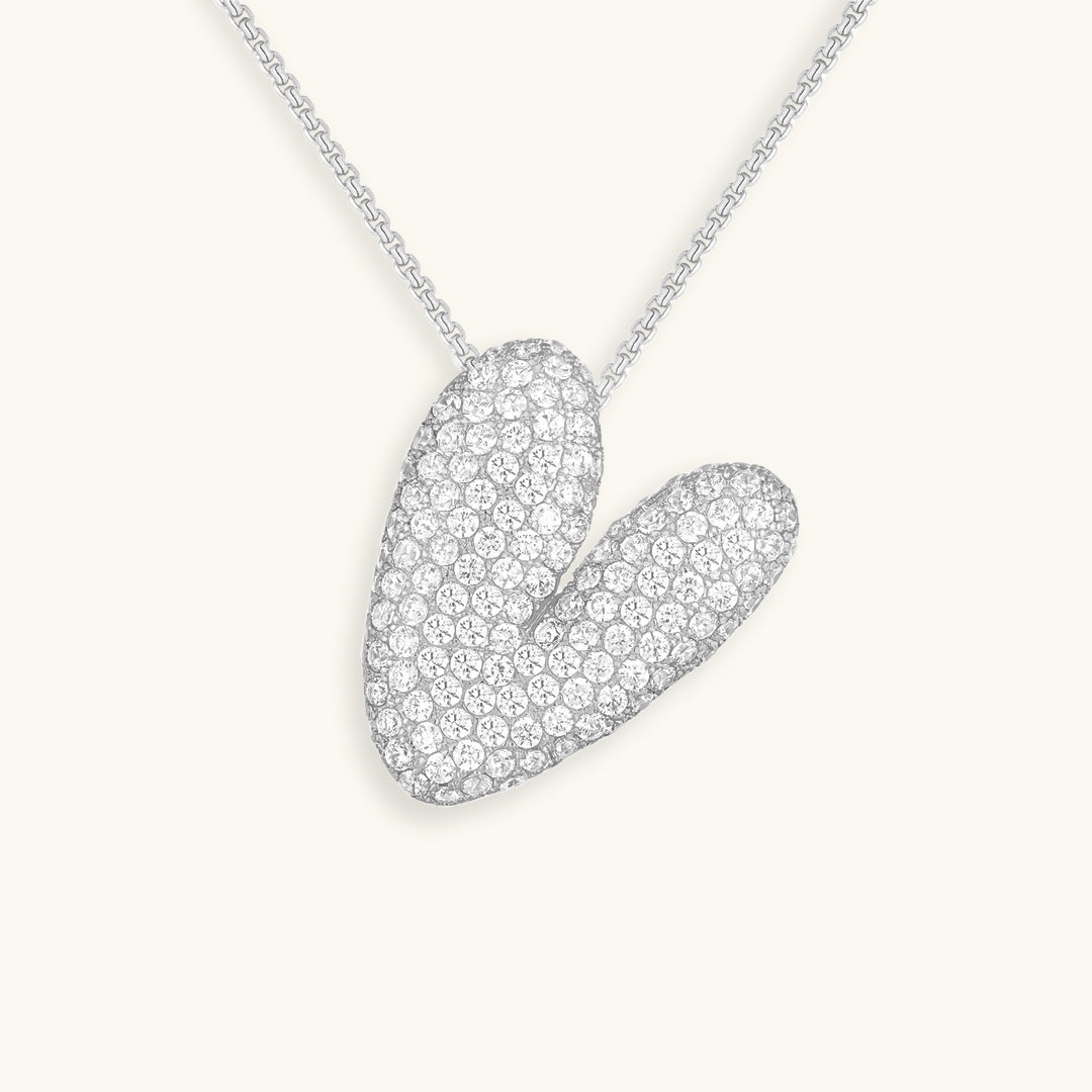 Bespoke Diamond Initial Pendant Necklace
