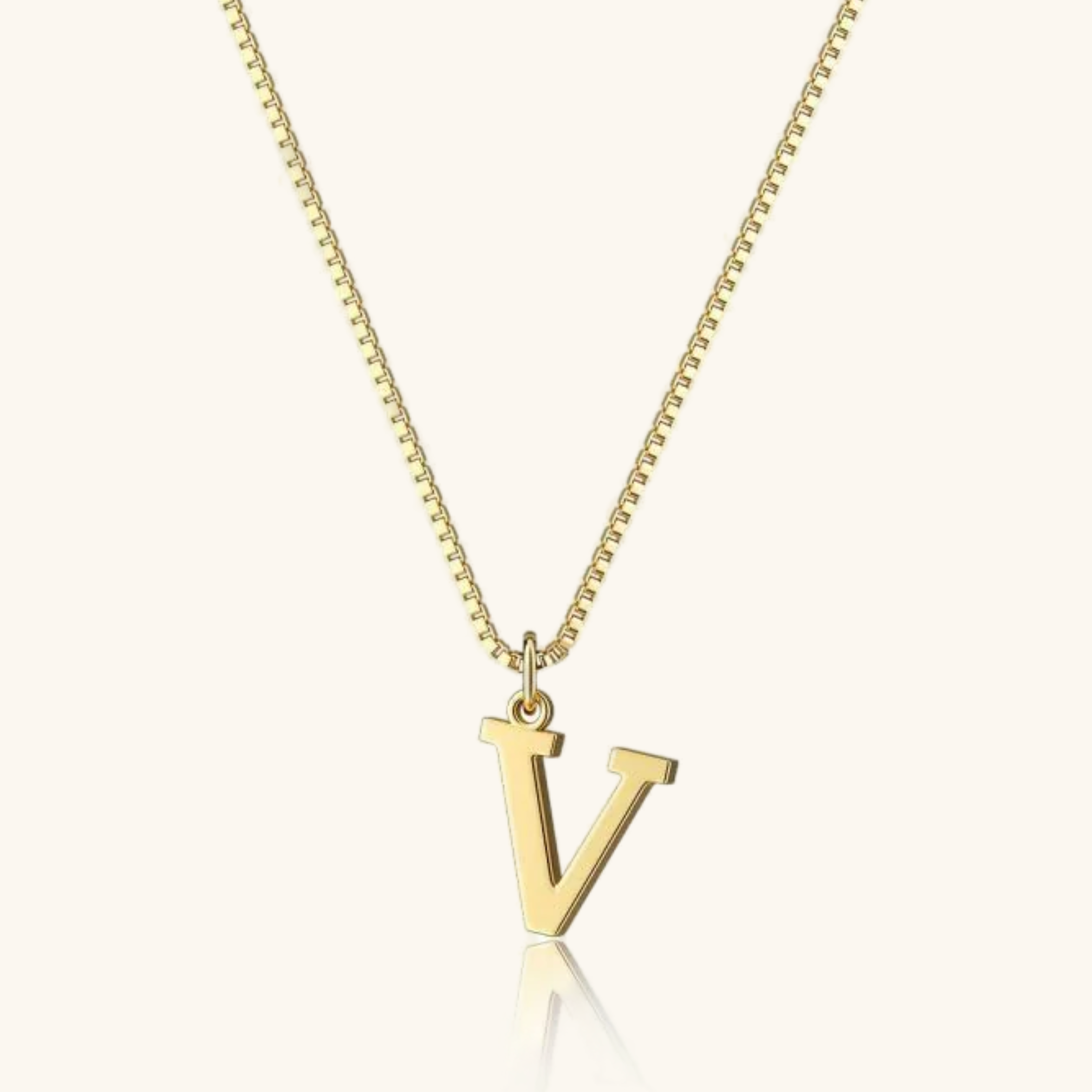 Personalized Initial Gold Necklace