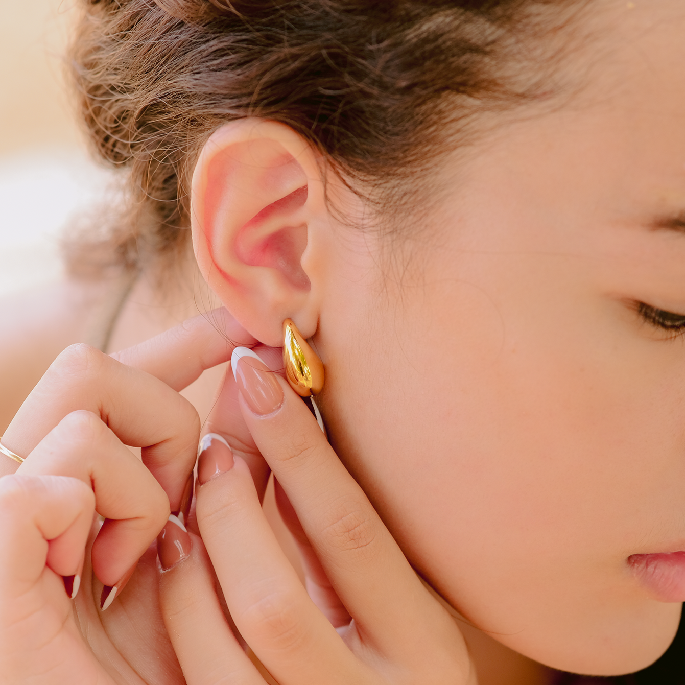 Aura Gold Studs