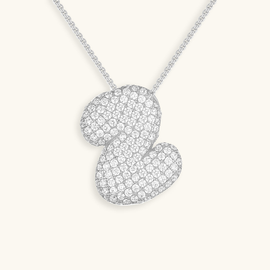 Bespoke Diamond Initial Pendant Necklace