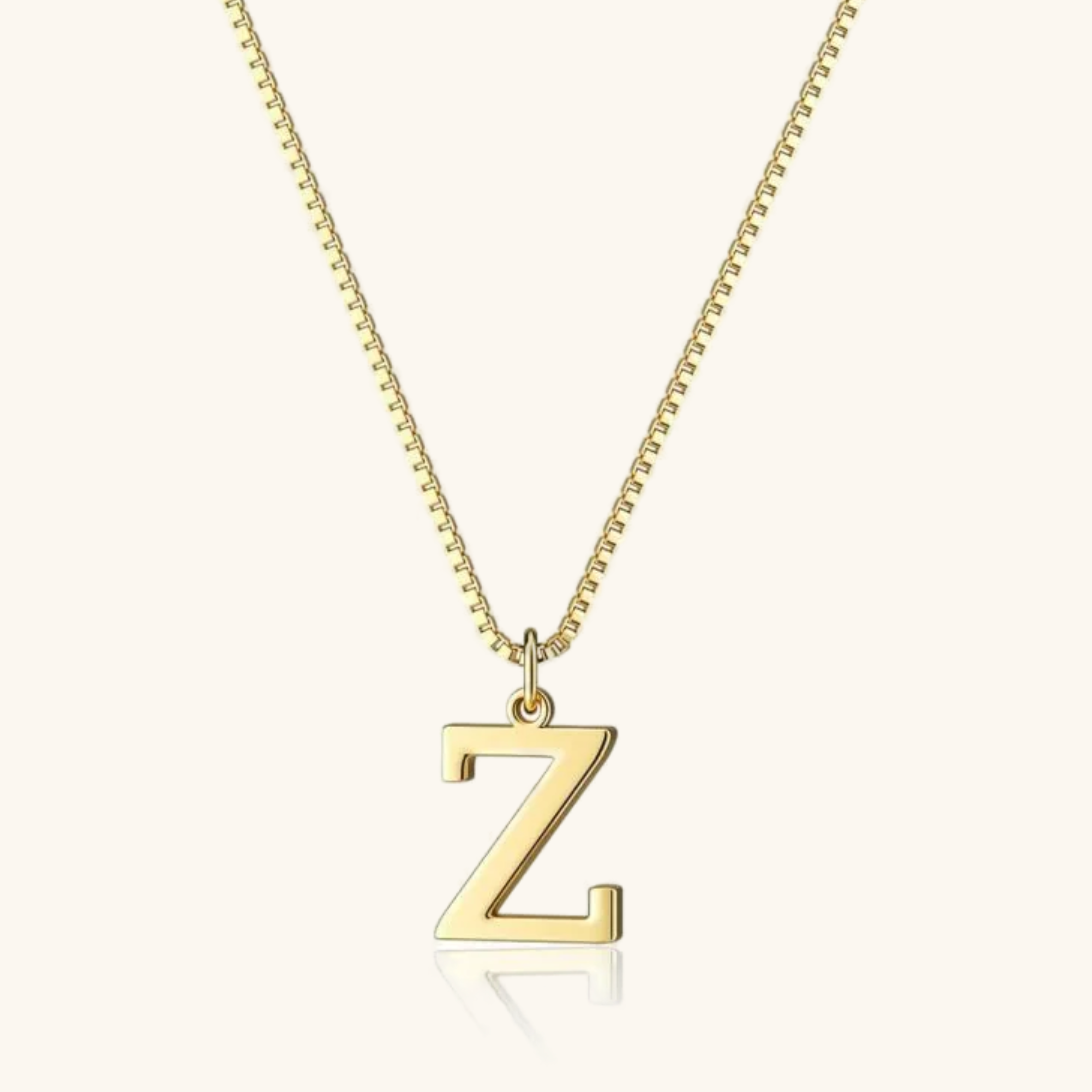 Personalized Initial Gold Necklace