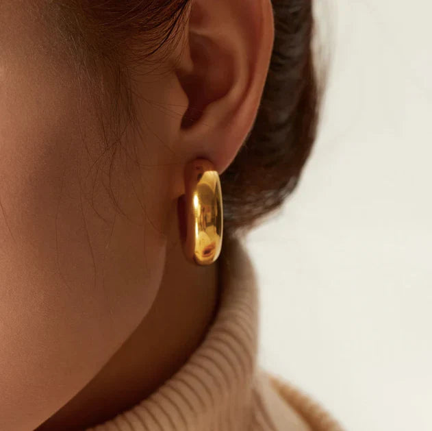 Bold Gold & Silver Chunky Hoops