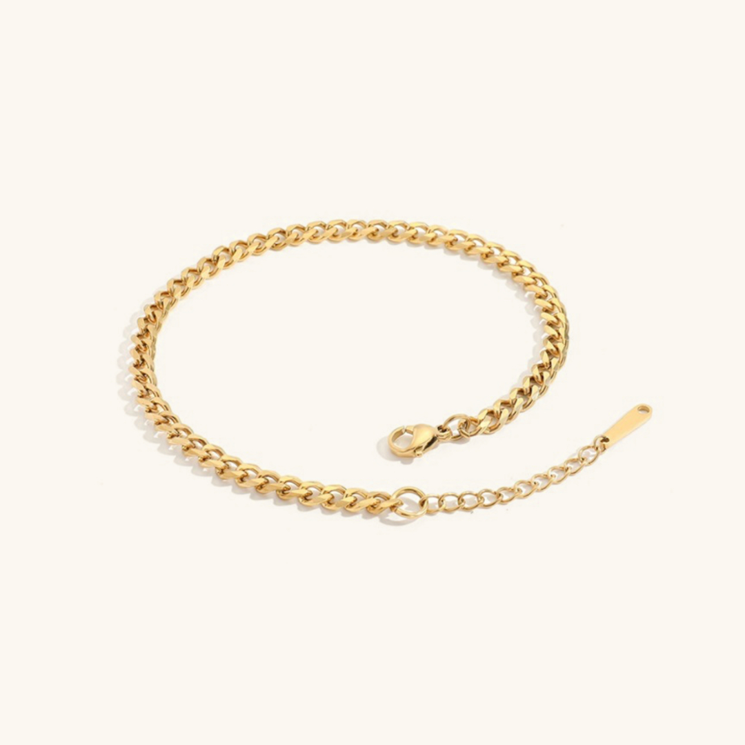 Florence Golden Chain Anklet