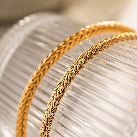 Elegant Gold Snake Chain Bracelet