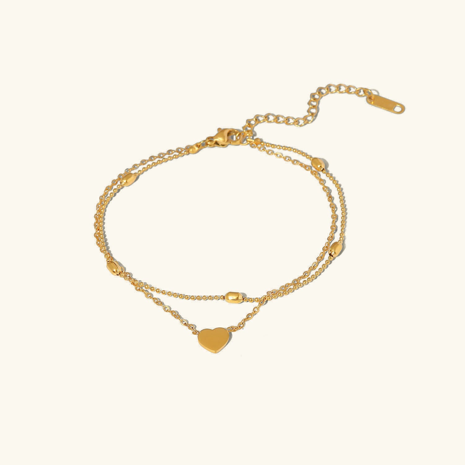 Rowena Layered Gold Anklet