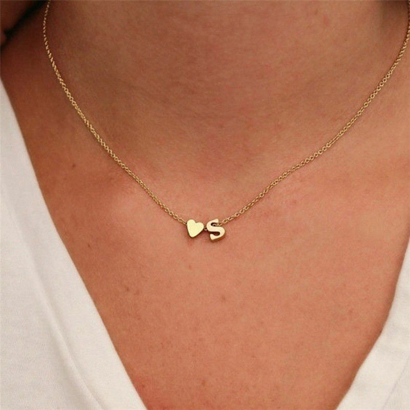 Personalized Initial Gold Necklace