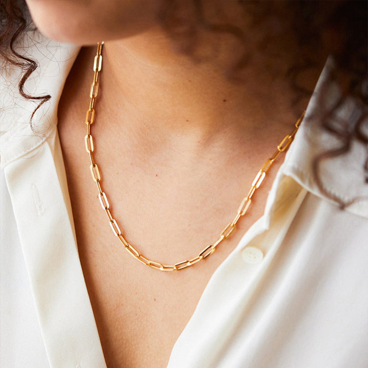 Radiant Gold Chain Necklace