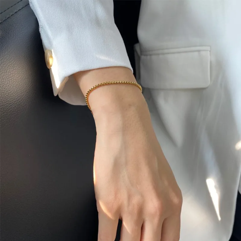 Dainty Gold Chain Bracelet