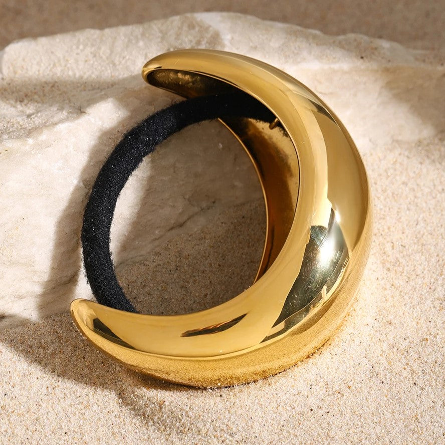 Gold Dome Hair Cuff