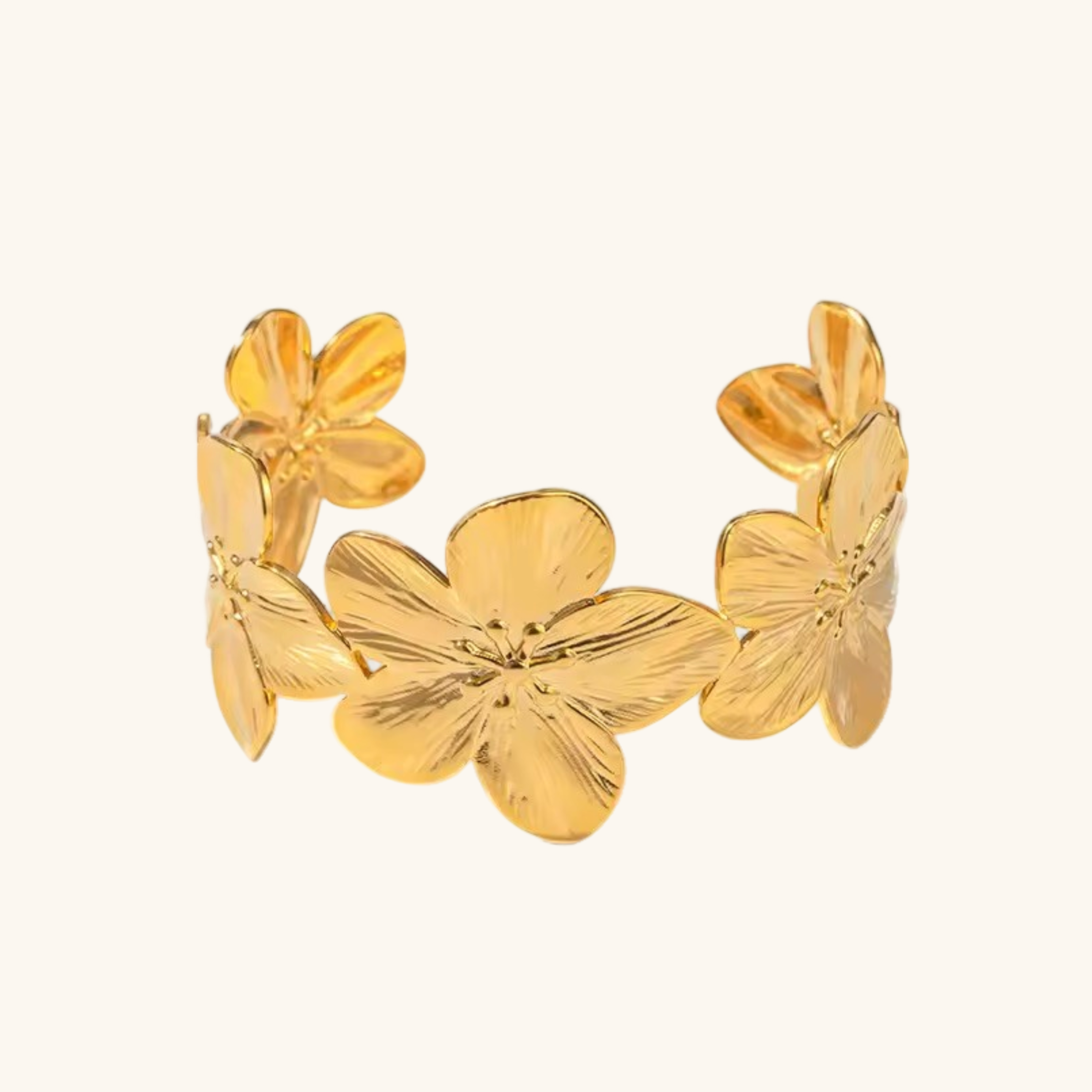 Ophelie Golden Bloom Bangle