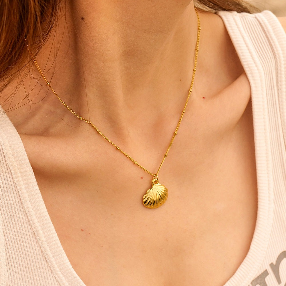 Seaside Serenity Gold Necklace