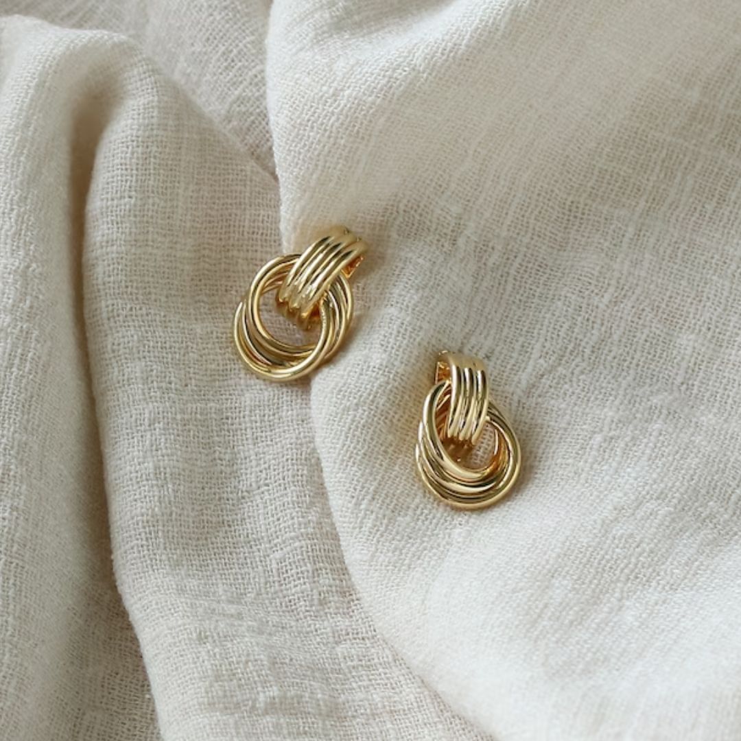 Elegant Aurora Layered Hoops