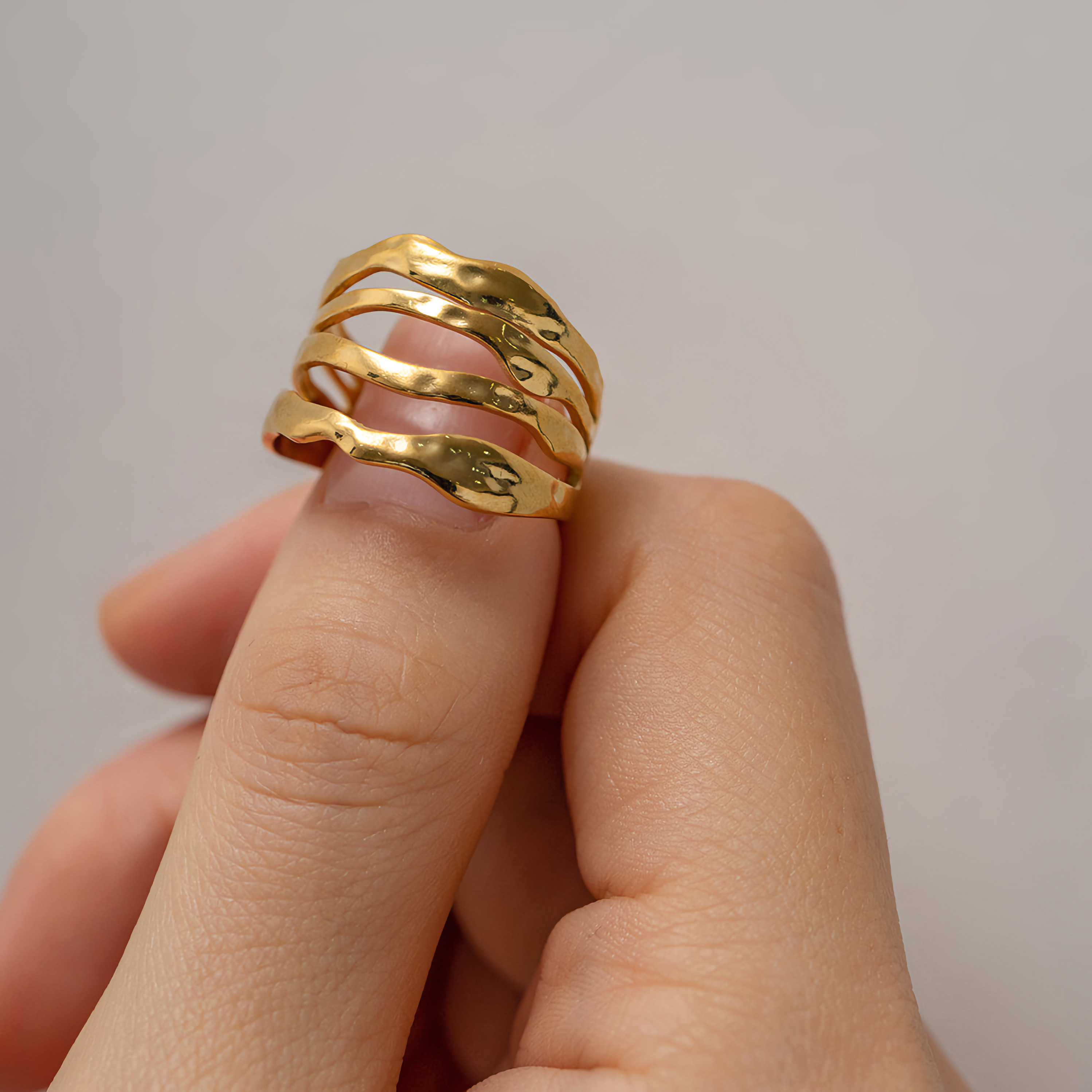 Aurelia Sculpted Gold Ring
