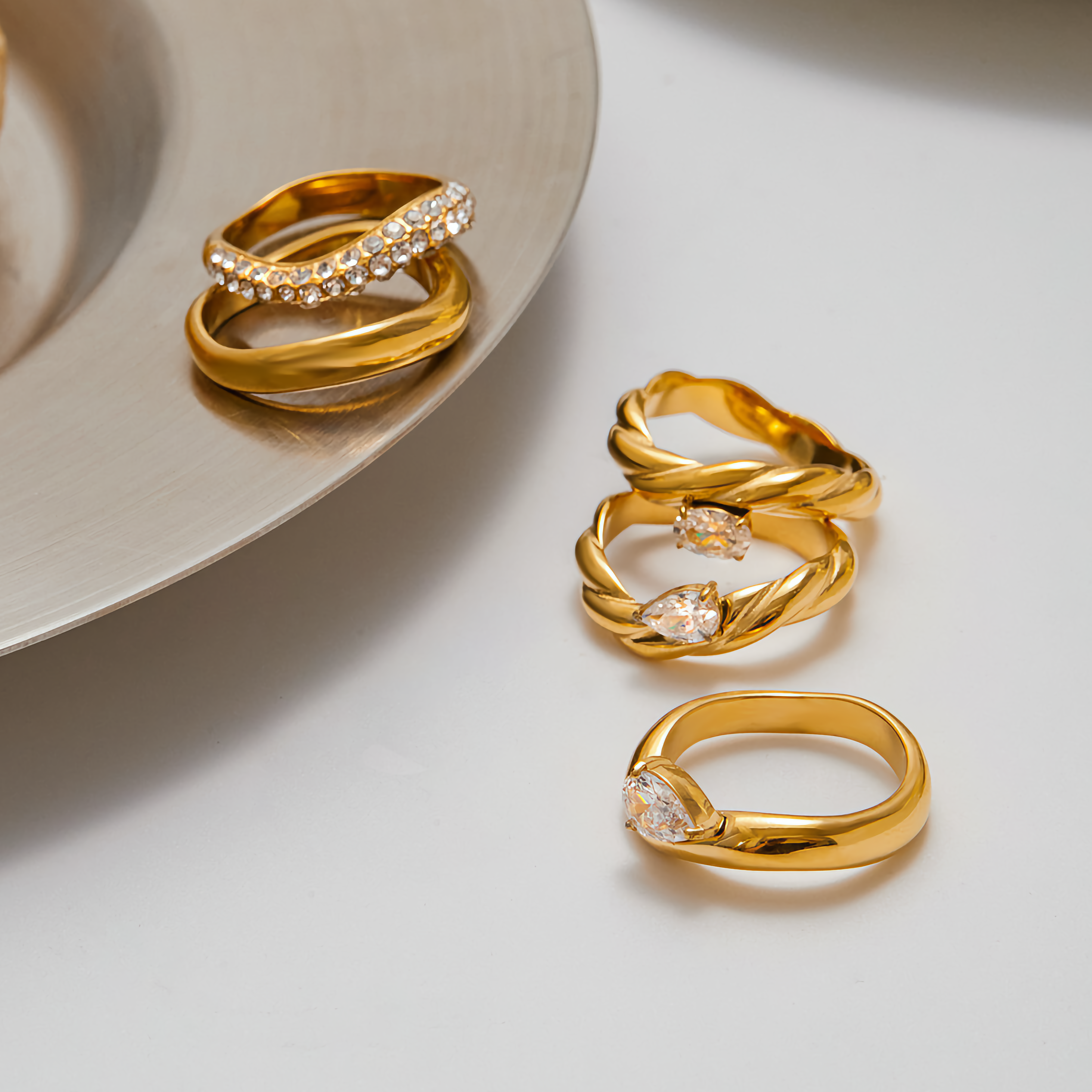 Noemi Stackable Ring Collection